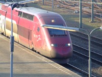 DSCF1131  Thalys high speed service running from Amsterdam to Paris