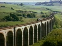 Altenbeken viaduct1  -->  A 1962 recording of the viaduct with the BR 44 three cylinder 2-10-0 operating on it.
